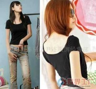 批發(fā)雙面穿大U領(lǐng)打底衫 時尚與實用的完美結(jié)合